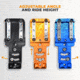 Maxtor Tactical Alloy Competition OWB Holster, Canik SFx Rival-S, Right, Carbon Fiber/Blue, ACHBLU-RIVALS-CF