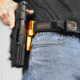 Maxtor Tactical Alloy Competition OWB Holster, Canik METE SFX, Right, Carbon Fiber/Orange, ACHOR-SFX-CF