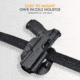 Maxtor Tactical CZ OWB Paddle Holster, Shadow 2, Right, Black, PADDLE-BK-SHADOW2