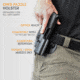 Maxtor Tactical CZ OWB Paddle Holster, P-09, Right, Carbon Fiber, PADDLE-CF-CZP09