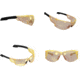 Mechanix Wear Vision Type-N Safety Glasses, Amber/Black, One Size, VNS-30AC-BU