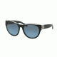 Michael Kors BERMUDA MK6001B Sunglasses 300117-54 - Black/Blue Frame, Grey Blue Gradient Lenses