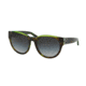Michael Kors BERMUDA MK6001B Sunglasses 300211-54 - Tortoise/Green/Grey Frame, Grey Gradient Lenses