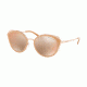 Michael Kors CHARLESTON MK1029 Progressive Prescription Sunglasses, 52mm, Rose Gold/milky Lt Brown, MK1029-1026R1-52-PRO