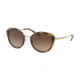 Michael Kors CHARLESTON MK1029 Progressive Prescription Sunglasses, 52mm, Shiny Pale Gold/dark Tort, MK1029-116813-52-PRO