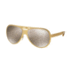 Michael Kors CLEMENTINE I MK5011 Bifocal Prescription Sunglasses MK5011-1062R5-59 - Lens Diameter 59 mm, Frame Color Satin Gold/gold