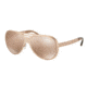 Michael Kors CLEMENTINE I MK5011 Bifocal Prescription Sunglasses MK5011-1064R1-59 - Lens Diameter 59 mm, Frame Color Satin Rose Gold/rose Gold
