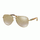 Michael Kors FIJI MK1003 Sunglasses 10046E-58 - Gold Frame, Gold Mirror Lenses