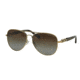 Michael Kors FIJI MK1003 Sunglasses 1004T5-58 - Gold Frame, Brown Gradient Polarized Lenses