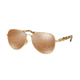 Michael Kors FIJI MK1003 Sunglasses 10242T-58 - , Gold Mirror Polarized Lenses