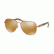 Michael Kors FIJI MK1003 Sunglasses 10915N-58 - Copper Frame, Orange Flash Lenses