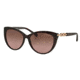 Michael Kors GSTAAD MK2009 Sunglasses 304014-56 - Pink Sparkle Frame, Brown Rose Gradient Lenses