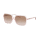 Michael Kors ISLE OF PALMS MK2098U Prescription Sunglasses, 56mm, Transparent Pink, MK2098U-367813-56-SV