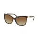 Michael Kors MK 6029 MK6029 Sunglasses 3106T5-56 - Dk Tortoise/gold Frame, Brown Gradient Polarized Lenses