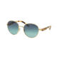 Michael Kors SADIE III MK1007 Sunglasses 10934S-52 - Gold/ocean Confetti Tortoise Frame, Teal Gradient Lenses
