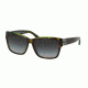 Michael Kors SALZBURG MK6003 Sunglasses 300211-58 - Tortoise/Green/Grey Frame, Grey Gradient Lenses