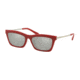 Michael Kors STOWE MK2087U Sunglasses 33356G-54 - , Silver Mirror Lenses