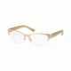 Michael Kors TABITHA VI MK7006 Eyeglass Frames 1073-50 - Satin Rose Gold/taupe Glitter Frame