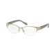 Michael Kors TABITHA VI MK7006 Eyeglass Frames 1074-50 - Satin Silver/grey Glitter Frame