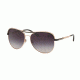 Michael Kors VIVIANNA I MK1012 Single Vision Prescription Sunglasses MK1012-110836-58 - Lens Diameter 58 mm, Frame Color Rose Gold/Black