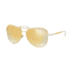 Michael Kors VIVIANNA I MK1012 Single Vision Prescription Sunglasses MK1012-11127P-58 - Lens Diameter 58 mm, Frame Color Gold White