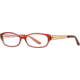 Michael Stars MS Casual Chic SEMS CASU00 Eyeglass Frames - Plum Stain SEMS CASU005235 RD