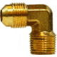 Midland Metal Sae 45 Degree Flare 90 Degree Male Elbow Male Flare x Male Nptf 3/8in x 1/2in., Pack of 5, 10-296