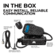 Midland Mirco Mobile 2 - Way Radio, Controll Mic, 15 Watt, 142 Priv Codes, 8 GMRS Repeater CH, Weath Alert, Mag Mount Antenna, MXT275