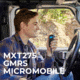 Midland Mirco Mobile 2 - Way Radio, Controll Mic, 15 Watt, 142 Priv Codes, 8 GMRS Repeater CH, Weath Alert, Mag Mount Antenna, MXT275