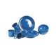 MIL-TEC 12-Piece Enamelled Dish Set, Blue, 14678000