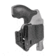 Mission First Tactical Minimalist IWB Holster, Smith &amp; Wesson J Frame Revolvers, Ambidextrous, Black, H2SWJAIWBM