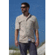 Mojo Sportswear Company Coastal Linen Shirt Short Sleeve - Mens, Dune, 4XL, Dune - XXXXL - CSTL SHT SS