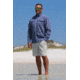 Mojo Sportswear Company Coastal Plaid Shirt Long Sleeve - Mens, Nautical Navy, Large, NTCN - L - CPLS LS