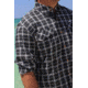 Mojo Sportswear Company Coastal Plaid Shirt Long Sleeve - Mens, Octopus Ink, 2XL, OCTIN - XXL - CPLS LS