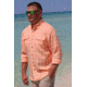 Mojo Sportswear Company Coastal Plaid Shirt Long Sleeve - Mens, Sailor Sunset, Large, SLSNST - L - CPLS LS
