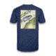 Mojo Sportswear Company Striper Sea Chart Short Sleeve Pocket T - Shirt - Mens, Nautical Navy, 2XL, NTCN - 2XL - MSSCST