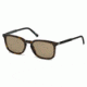 Mont Blanc MB586S Sunglasses - Dark Havana Frame Color
