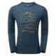 Montane Primino 140G 7 Summits Long Sleeve T-Shirt - Mens, Narwhal Blue, 2XL, MP7SLNARZ08
