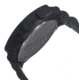 MOS Mens Berlin Strap Watch w/Day and Date Black Bezel, Black/Tonneau-shaped Case, Black/analog Dial, Red Hands MOSBN103