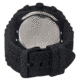 MOS Mens Berlin Strap Watch w/Day and Date Black Bezel, Black/Tonneau-shaped Case, White/analog Dial, Red Hands MOSBN101