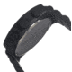 MOS Mens Berlin Strap Watch w/Day and Date Black Bezel, Black/Tonneau-shaped Case, White/analog Dial, Red Hands MOSBN101
