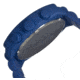 MOS Mens Berlin Strap Watch w/Day and Date Blue Bezel, Blue/Tonneau-shaped Case, Black/analog Dial, Red Hands MOSBN105