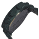 MOS Mens Berlin Strap Watch w/Day and Date Forest Green Bezel, Forest Green/Tonneau-shaped Case, Black/analog Dial, Red Hands MOSBN106