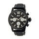 MOS La101 Los Angeles Mens Watch, 47mm, Black Strap, White/Black Dial MOSLA101