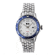 MOS PB103 St. Petersburg Mens Watch, Silver, 44mm, Blue Dial, White Face MOSPB103