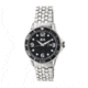 MOS PB105 St. Petersburg Mens Watch, Silver, 44mm, Black Dial, Black Face MOSPB105