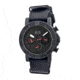 SP102 Sao Paulo Mens Watch, black Band, Black Bezel, Black Markers, Black Face