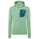 Mountain Equipment Lumiko Hooded Jacket - Womens, Lichen Green/D Teal, 8, Me01977LG/DTeal8