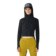 Mountain Hardwear Crater Lake Half Zip Crop Hoody - Women's, Black, S, 2068771-010-S
