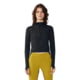 Mountain Hardwear Crater Lake Half Zip Crop Hoody - Women's, Black, M, 2068771010-010-M